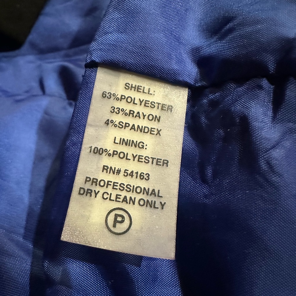 Calvin Klein Elegant Blue and Black Dress size 6 - Picture 8 of 8